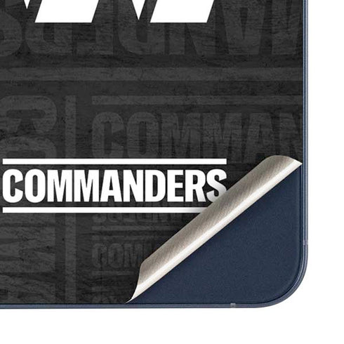 NFL Washington Commanders Black and White Galaxy A35 5G Skin
